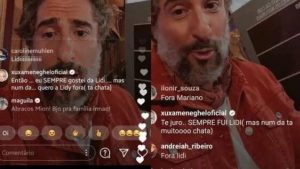Xuxa invade live de Marcos Mios e diz quem ela deseja que saia de A Fazenda 12 nessa Quinta-feira (Imagem: Reprodução)