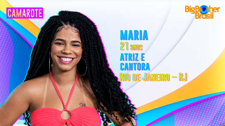 Maria do BBB22 participante do Big Brother Brasil 22